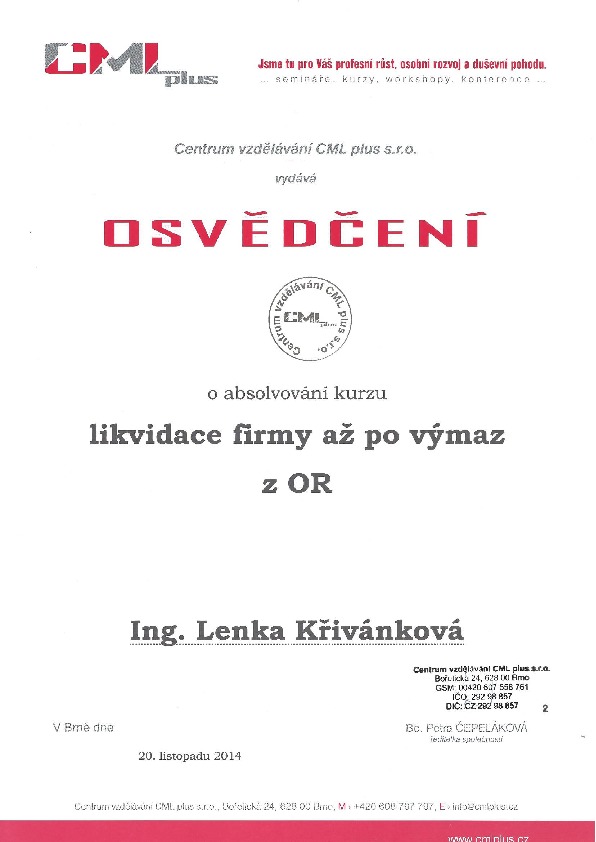 Ing. Lenka Křivánková