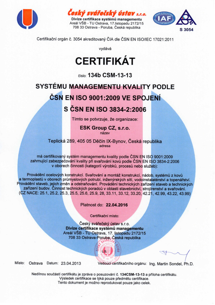 ESK Group CZ, s.r.o.