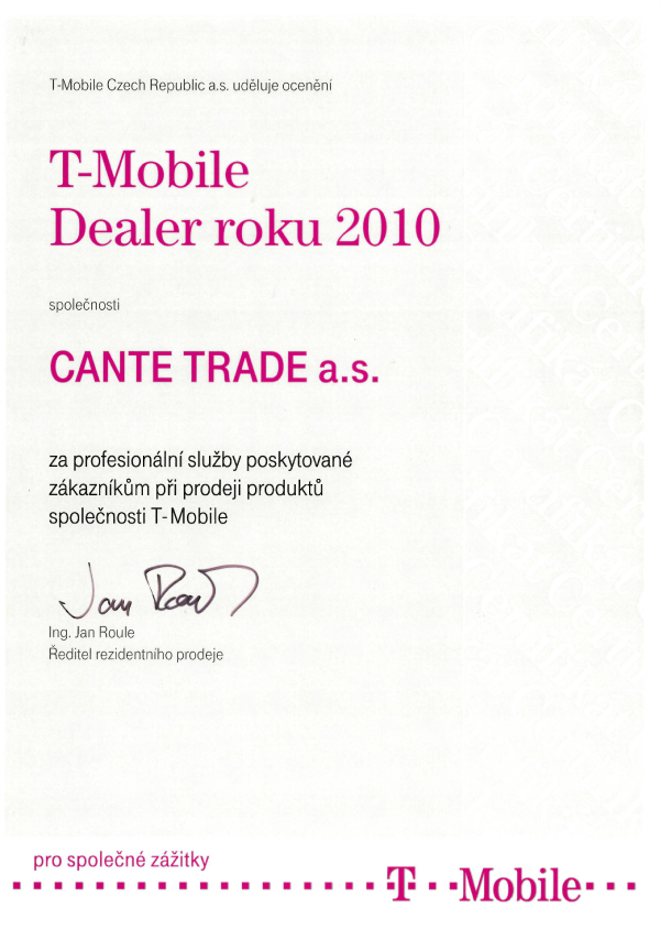 CANTE TRADE a.s.