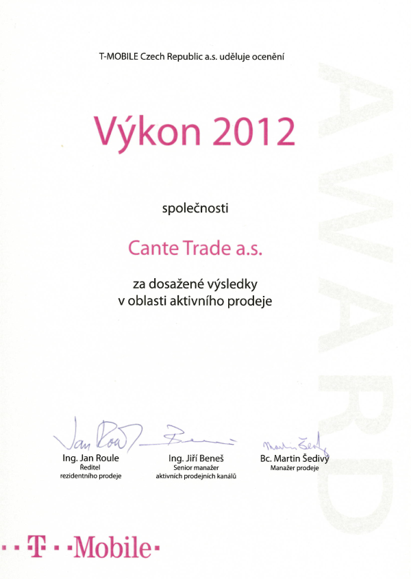 CANTE TRADE a.s.